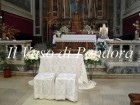 Allestimento floreale chiesa con Arredo zona sposi