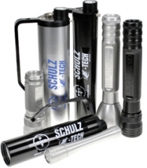 Panoramica parziale delle torce e lampade subacquee TorceSUB