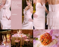 abito tailleur lungo rosa matrimonio unottavo