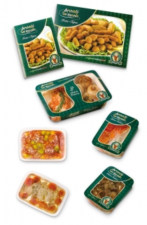 piatti unici, secondi, contorni, fritti e antipasti pronti in tavola
