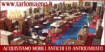 compro mobili antichi ed antiquariato www.tarlomagno.it