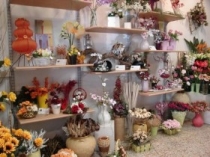 Creazioni Floreali interno negozio